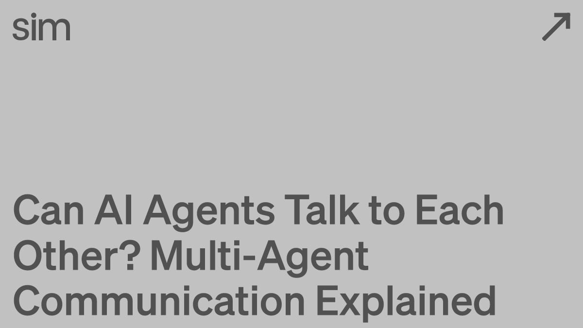 Can AI Agents Talk to Each Other? Multi-Agent Communication Explained
